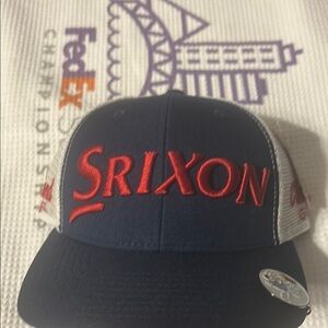 Srixon Navy and White Mesh Cap